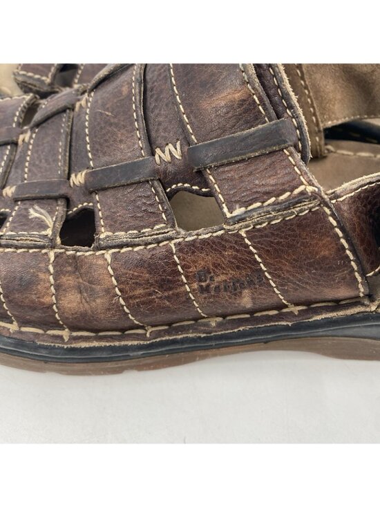 Dr. Marten\'s Air Wair  Mens Size 10 M Brown Leather  Fishermen Sandals Y2K main image 9